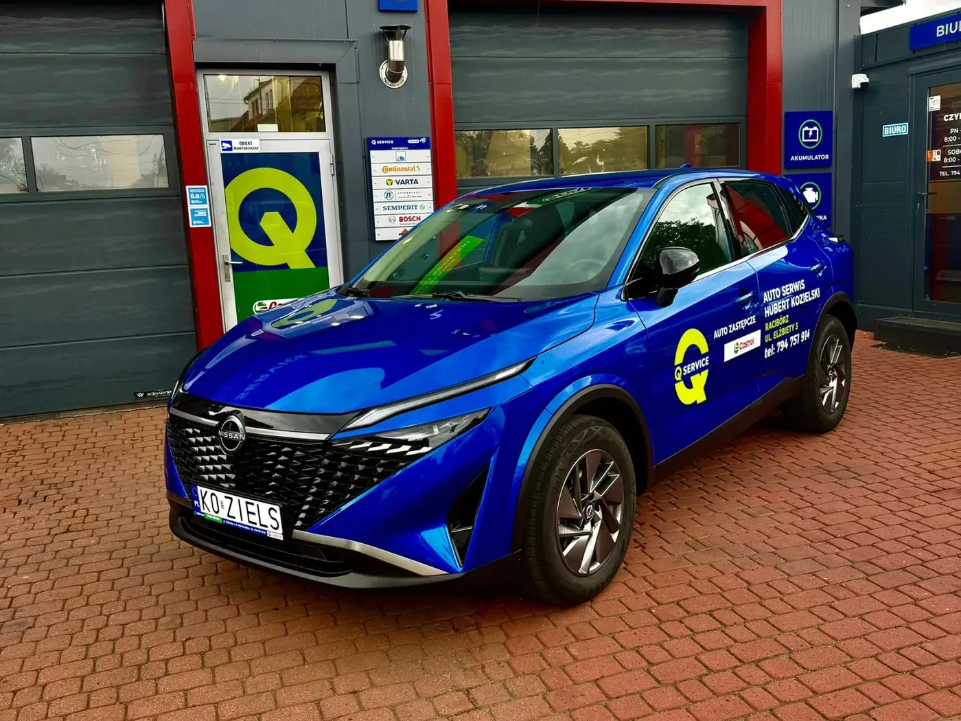 Nissan Qashqai, samochód zastępczy